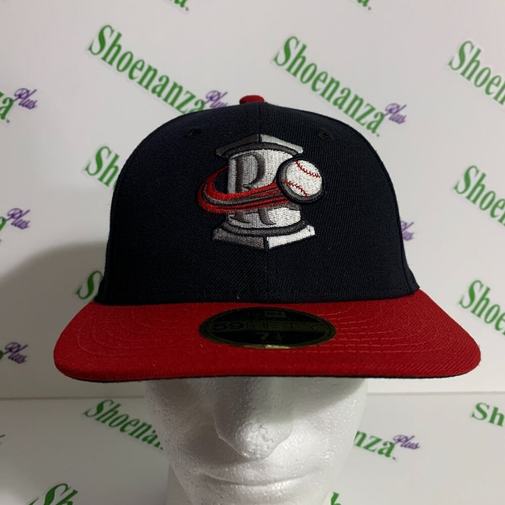 New Era 59Fifty Hat MiLB Rome Braves Baseball Fitted Cap Low Profile 7 1/4